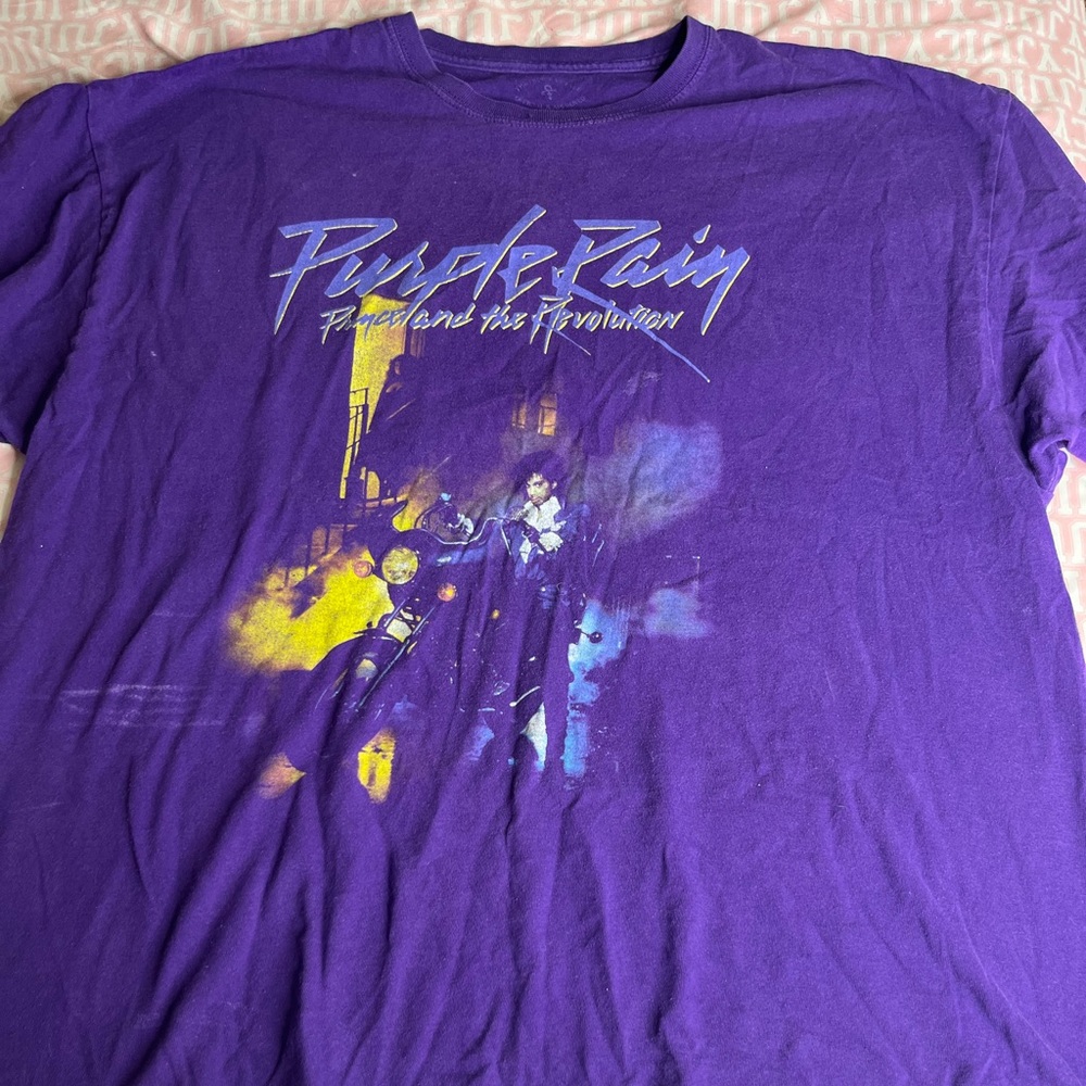 purple rain graphic tee